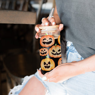 Cute fall decor
Halloween gift
Autumn home accessories
Jack o lantern glass