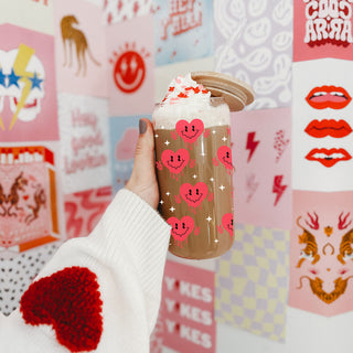 Wholesale Women empowerment Valentine’s Day gifts for the modern woman.
20oz glass tumbler with a peace sign candy heart, perfect for Galentine’s.
Bold and inspiring Valentine's gift ideas for the boss woman in your life bulk.