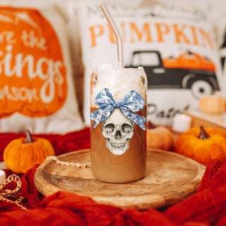 Chinoiserie Halloween Coffee Mugs
Chinoiserie Skulls with a bow Decor
Blue White Halloween Home Decor
Blue White Halloween Coffee mugs