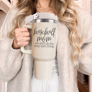 Wholesale baseball mom tumbler 40oz
keep calm baseball mom cup
funny baseball mom tumbler