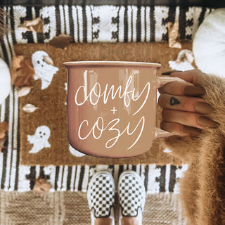 Cozy Lifestyle Coffee Mug Brown Ceramic Design