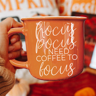 Wholesale Halloween Coffee Mug Orange Ceramic Hocus Pocus Design
Witch Theme Coffee Cup Orange Halloween Collection