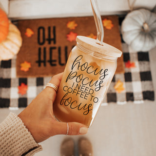 halloween hostess gift set
fall teacher appreciation glass
autumn housewarming tumbler
fall coffee bar setup