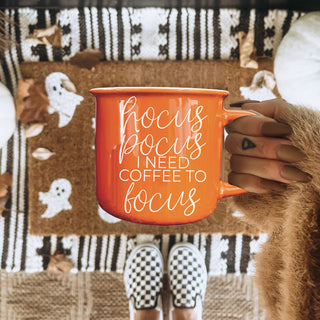 Salem Witch Coffee Mug Orange Halloween Design
Modern Farmhouse Halloween Coffee Bar Mug
Contemporary Witch Theme Coffee Cup Decor
