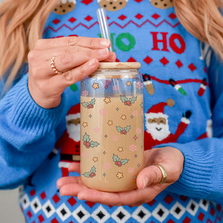 pink christmas tree mug with lid
pink santa jug
pink santa mug
pink santa ugly christmas sweater party decor
Funny Christmas Mug