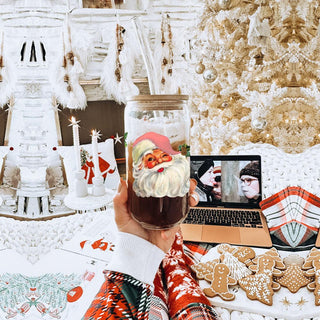 vintage santa claus glass can cups
vintage santa clause cups for drinks
Vintage santa claus decoration