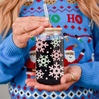 Pastel Snowflakes 17oz