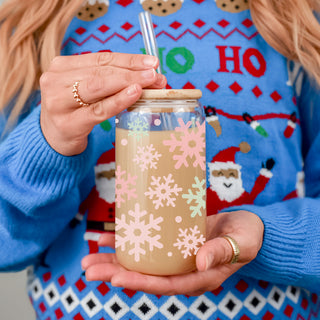 Wholesale Christmas glass cup with straw
christmas glass cup with lid
pink snowflake mugs