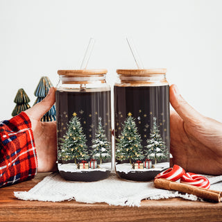 Christmas coffee cup – Classic glass tumbler for hot drinks Wholesalers uSA
Christmas tree glass tumbler – holiday drinkware gift for coffee lovers
Christmas coffee mug gift – reusable glass tumbler with bamboo lid