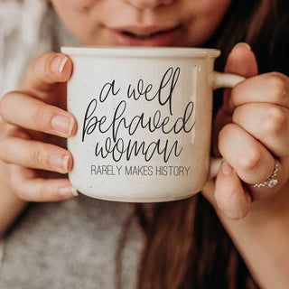 feminist quote coffee cup
woman power ceramic mug
female empowerment cup