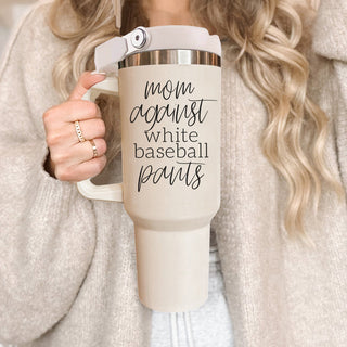 mom against white baseball pants tumbler
funny baseball mom tumbler 40oz Wholesalers