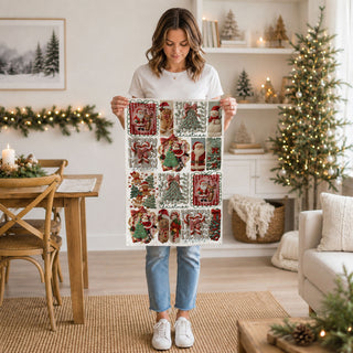 crochet inspired christmas kitchen towel handmade look
knit style christmas kitchen towel cozy holiday decor
handmade style christmas towel crochet aesthetic
stitched crochet look christmas kitchen towel design
craft inspired christmas towel santa gingerbread