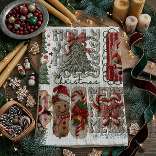 christmas kitchen towels crochet style santa gingerbread
holiday kitchen towel with crochet christmas designs
crochet christmas dish towel santa candy cane tree
vintage crochet style christmas kitchen towel festive
flour sack christmas towel crochet holiday icons