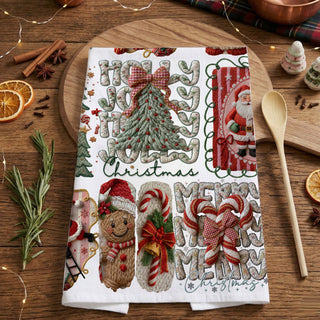 christmas gift for bakers and home cooks towel
holiday gift for cozy home lovers kitchen towel
cute but practical christmas gift kitchen towel
giftable home decor christmas kitchen towel
thoughtful christmas gift cozy kitchen accessory