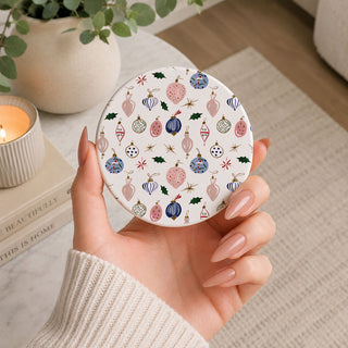 Christmas ceramic drink coaster for holiday decorating
Festive holiday coaster for Christmas coffee lovers
Christmas coffee table accessories for cozy homes
Holiday ceramic coaster for seasonal decorating
Cute Christmas coaster for winter home styling
Decorative Christmas coaster for holiday gatherings