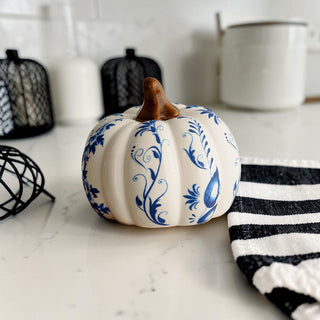 modern halloween decor blue white pumpkins
sophisticated halloween decor pumpkins blue white
neutral halloween styling blue white pumpkins
buy blue and white pumpkin decor set
resin pumpkins blue white fall decor for sale
chinoiserie pumpkins home decor fall purchase