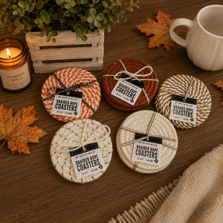 Fall Fabric Coasters 4pk