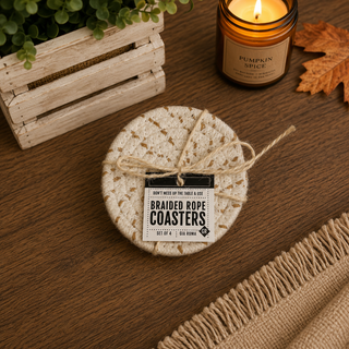 Fall Fabric Coasters 4pk