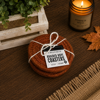 Fall Fabric Coasters 4pk