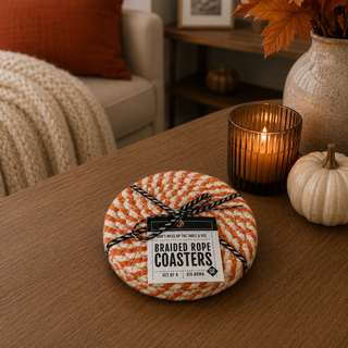 Fall Fabric Coasters 4pk