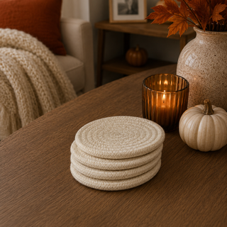 Fall Fabric Coasters 4pk
