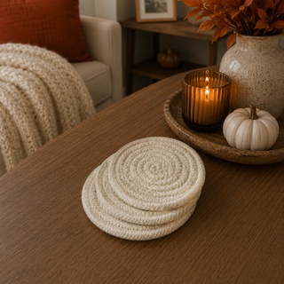 Fall Fabric Coasters 4pk