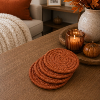 Fall Fabric Coasters 4pk