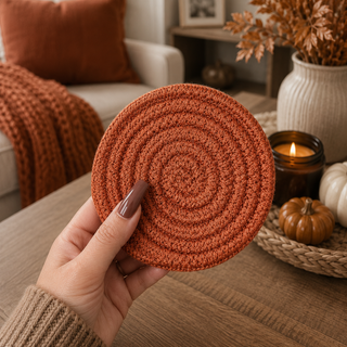 Fall Fabric Coasters 4pk