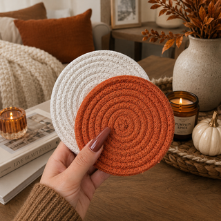 Fall Fabric Coasters 4pk