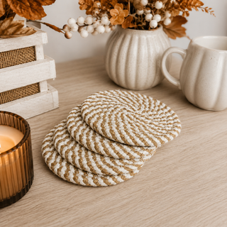 Fall Fabric Coasters 4pk