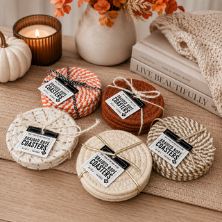 Fall Fabric Coasters 4pk