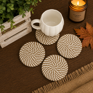 Fall Fabric Coasters 4pk