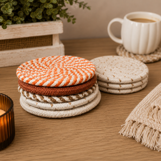 Fall Fabric Coasters 4pk
