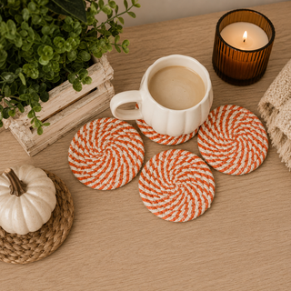 Fall Fabric Coasters 4pk