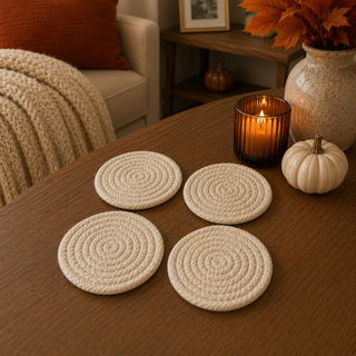 Fall Fabric Coasters 4pk