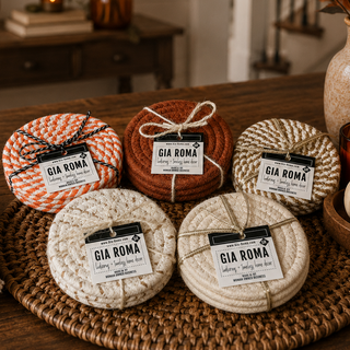 Fall Fabric Coasters 4pk