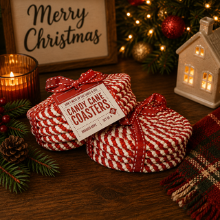 Candy Cane Coasters