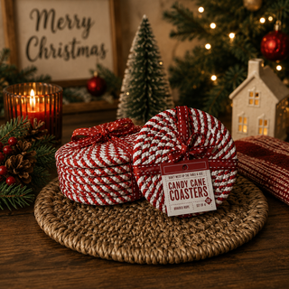 Candy Cane Coasters