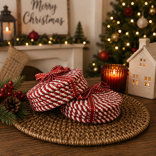 Candy Cane Coasters