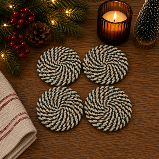 Candy Cane Coasters