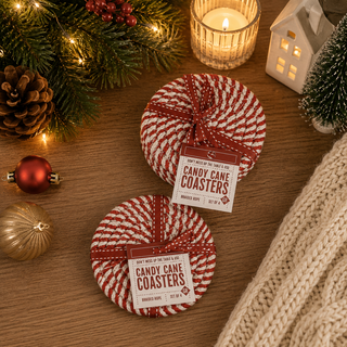 Candy Cane Coasters