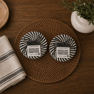 Fall Fabric Coasters 4pk