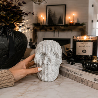 White rattan skull decor basketweave resin texture halloween fall table accent wicker style neutral gothic
Resin skull heads rattan basketweave look neutral brown white halloween decor wicker style gothic accent durable
indoor outdoor skull heads rattan basketweave texture neutral brown white halloween fall decor wicker style
curated skull decor rattan basketweave texture neutral brown white halloween fall gothic accent wicker style