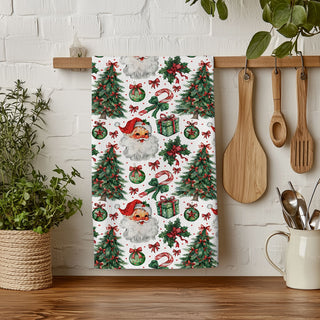 Christmas kitchen styling gift
Holiday kitchen decor gift towel
Vintage holiday kitchen towel
Classic Christmas kitchen towel Santa
Retro Christmas kitchen accessories