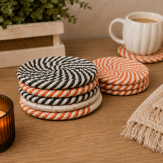 Fall Fabric Coasters 4pk