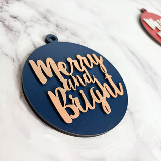 Merry + Bright Ornament Set
