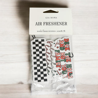 funny car freshener Christmas gift
Christmas car freshener stocking stuffer
Christmas air freshener gift idea
Christmas car accessory stocking stuffer
small car gift for Christmas
car accessory Secret Santa gift
Secret Santa gift for driver
holiday gift for car owner
stocking stuffer for car lover
Christmas gift for woman driver
funny gift for female driver
car stocking stuffer for women
cute driver Christmas gift
Christmas gift for commuter
holiday gift for commuter
funny Christmas commuting accessory