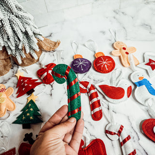 Snowman Christmas Tree ornament fabric handmade
Fabric Christmas Ornaments for tree handmade 
Felt advent calendar with pockets and ornaments 