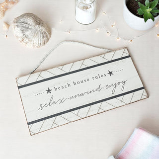 Wholesale Hanging rope beach decor with farmhouse geometric border
