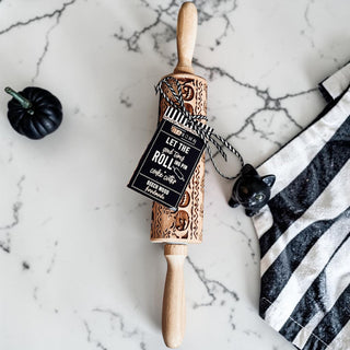 Pumpkin Pattern Rolling Pin for Baking Cookies | Halloween Kitchen Tool
Halloween Wooden Rolling Pin Engraved | Cookie Imprint Tool for Fall Baking
Pumpkin Cookie Embosser Roller | Halloween Dough Stamp Rolling Pin
Halloween Baking Accessories Rolling Pin Set | Pumpkin Engraved Design
Fall Cookie Rolling Pin Pumpkin Design | Halloween Baking Must Have Tool